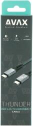 AVAX CB902 THUNDER USB4 Cable 1m Grey, 238901, Kábel