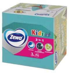 Zewa Papírzsebkendő ZEWA Kids 3 rétegű 60 darabos dobozos (6287/10769) - irodaszer