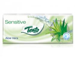 Tento papír zsebkendő Sensitive Aloe vera 10x10 db