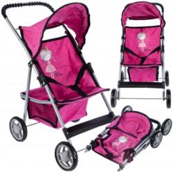 MalTec Little Princess Rose Játék négykerekű babakocsi (102854)