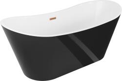 Mexen Montana 180x80 cm negru/alb/periat cupru (52011808075-65)