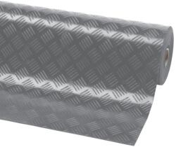 Notrax® 746 Check 'n' Roll 3 mm - Ipari sakktábla gumi futófelület - szürke Méret: 140cm x 10m
