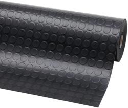 Notrax® 745 Dots 'n' Roll - Buborékos felületű gumi futófelület - 3, 5 mm - Fekete Méret: 100cm x linm