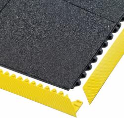 Notrax® 856SFR Cushion Ease Solid GSII Nitril FR - Moduláris lángálló nitril szőnyeg - fekete Méret: per m2