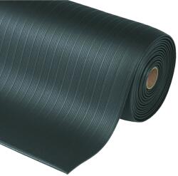 Notrax® 410 Airug - Fáradásgátló vinil szőnyeg bordás mintával - Fekete Méret: 122cm x linm