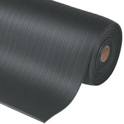 Notrax® 408 Airug Plus - Fáradásgátló vinil szőnyeg bordás mintával - Fekete Méret: 60cm x 91cm