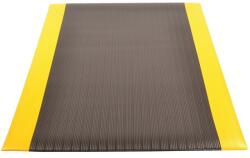 Notrax® 410 Airug - Fáradásgátló vinil szőnyeg bordás mintával - Fekete/sárga Méret: 122cm x 18.3m