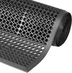 Notrax® 562 Sanitop - Gumiszőnyeg vízelvezető lyukakkal és formázott élekkel Méret: 91cm x 152cm