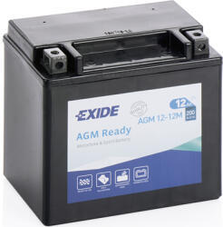 Exide AGM 12Ah 200A left+ AGM12-12M