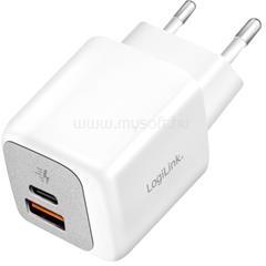 LogiLink Kettős USB töltőkészlet (20 db), 1x USB-C (PD), 1x USB-A, 20 W (fehér) (LOGILINK_PA0320SB) (LOGILINK_PA0320SB)