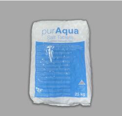 PurAqua regeneráló sótabletta vízlágyításhoz 25kg zsák (99, 9% NaCl) (puraqua25)