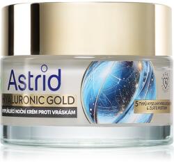 Astrid Hyaluronic Gold éjszakai krém a ráncok ellen fehérjével 50 ml