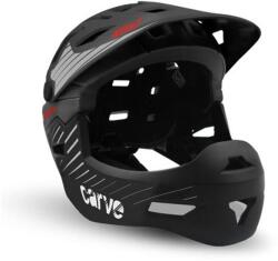 MVTek Bukósisak CARVE full face fekete L - bringaboard