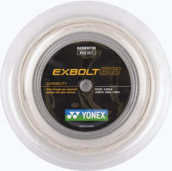YONEX Tollaslabda húr YONEX Exbolt 68 készlet 10 m fehér