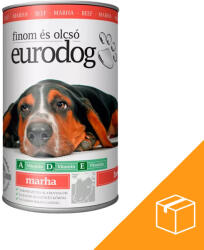 Euro Pet Euro Dog Konzerv Kutyáknak (Marha) - 12x1240 g