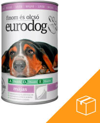 Euro Pet Euro Dog Konzerv Kutyáknak (Máj) - 12x1240 g