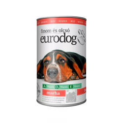 Euro Pet Euro Dog Konzerv Kutyáknak (Marha) - 1240 g