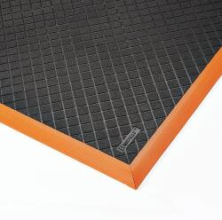 Notrax Safety Stance Solid fáradásgátló ipari szőnyeg, narancssárga/fekete, 97 x 163 x 2 cm