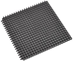 Notrax Moduláris bejárati csempe, fekete, 50 x 50 x 1, 2 cm