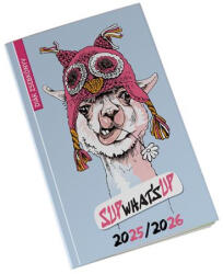 Realsystem Diák zsebkönyv, heti, 2025/2026 tanév, REALSYSTEM, láma (NAT53136325) - onlinepapirbolt