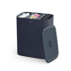 Joseph Joseph Кош за пране Joseph Joseph 50025, 71х59.1х39.5 см, 90 л, Три разделения, Дръжки за носене и изпразване, Черен (50025)