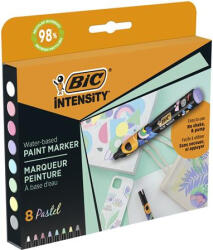 BIC Dekormarker készlet, 1, 5 - 2, 3 mm, BIC, 8 különböző pasztell szín (BC527429) - onlinepapirbolt