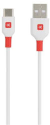 SKROSS Töltőkábel, USB-A/USB-C, 1, 2m, SKROSS, fehér (SKTK0002A) - onlinepapirbolt