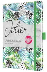 Sigel Naptár, A5, heti, 2025, kemény borító, SIGEL "Jolie Green Jungle Fever (SIJ5355) - onlinepapirbolt