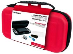NACON Switch 2 Utazótok + fólia - Piros Nintendo Switch 2 (2809496)
