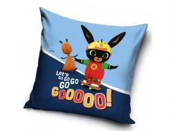Carbotex Bing nyuszi és Flop Lets Go! párna, 40×40 cm (03400-BINGLETSGOA)