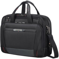 Samsonite PRO-DLX 5 Lapt. bailhandle 15.6" Exp (Black, 17 L)