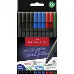 Faber-Castell Faber-Castell 1516910 Faber-Castell: GRIP tufilc 0, 4mm-es heggyel 4 féle szín 10 db-os szett
