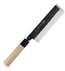 TOJIRO Black Hammered Shirogami#2 Usuba kés 18 cm (F-1127)