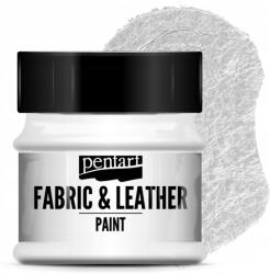 Pentart Textilfesték Pentart Fabric & Leather bőr ruha textil Fehér 50ml