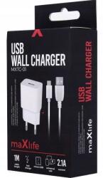 XO Töltő 20W Pd Fast Charge Maxlife MXTC-10-20AC Micro Usb kábel szett (CHARGER)