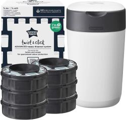 Tommee Tippee Kosár Tommee Tippee Twist&click+ 6 Db Utántöltő (10415)