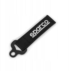 Sparco Bőr kulcstartó Sparco kulcsokhoz, fekete