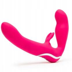 Happy Rabbit Strap-on vibrátor Happy Rabbit Strapless Strap-On Pink (5060020009433-6708100)