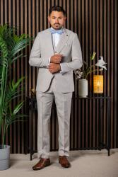 Elite Fashion Világosdrapp háromrészes slim Öltöny - 52 ( m-l )