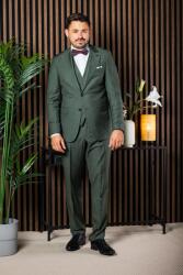 Elite Fashion Angolzöld háromrészes slim Öltöny - 48 ( s-m )
