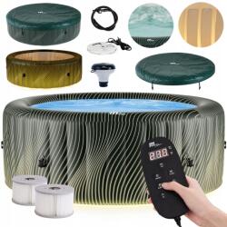 MSpa Hidromasszázs Medence 6 Személyes Spa Jakuzzi Mspa Meteor 204CM Led Újdonság (METEOR)