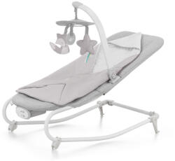 Kinderkraft Felio 2 Stone Grey vibráló hinta zenével 0m+, 9 kg-ig (KBFELI20GRY0000)