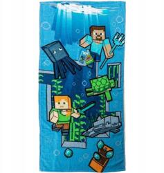 Carbotex Minecraft Dive fürdőlepedő, strand törölköző 70x140cm (MC2452634-R)