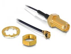 Delock Antenna kábel SMA dugó válaszfalas MHF/U. FL kompatibilis dugó 350 mm