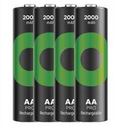 GP Batteries Nagy kapacitású Aa R6 Ni-MH Gp akkumulátor ReCyko Pro 2000mAh 4 db (GP210AAHCBR21-2TLB4)