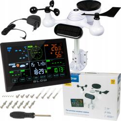 BLOW Időjárás Állomás Vezeték Nélküli Meteo Hőmérő Higrométer Óra 7 Az 1-BEN (50-384#)