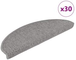 vidaXL 30 db lépcsőszőnyegek öntapadós szizál kinézetű 65x21x4 cm (3365871)