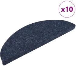 vidaXL 10 db kék tűlyukasztott öntapadó lépcsőszőnyeg 56 x 17 x 3 cm (149685)