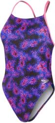 Speedo Бански костюм Speedo Club Training Placement Digital Lattice-Back Swimsuit - Black/Cobalt