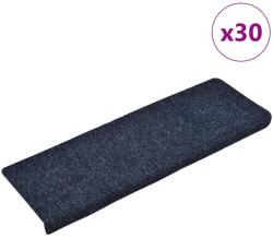 vidaXL 30 db kék öntapadó lépcsőszőnyeg 65x21x4 cm (3365696)
